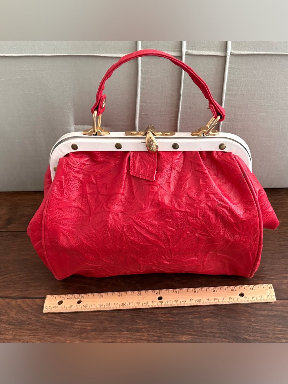 Vintage red purse